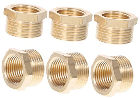 Yardwe Robuster Reduzierstück Aus Messing Von 3/4 Auf 1/2 Auslaufsicherer Schlauchadapter Für Schnellen Schlauchanschluss