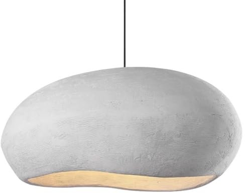 MyLjp Pendelleuchte Moderne Kreative Wabi-sabi E27 Polyethylen-Pendellampe Esstisch Hängeleuchte Skandinavisch Hängender Höhenverstellbar Deckenleuchte Traditionellen Landhausstil Für Wohnzimmer Küche