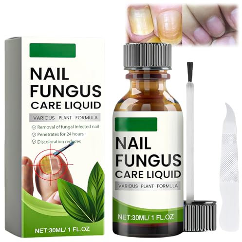 Toenail Fungus Treatment - Extra Strong Formula for Thickening, Yellow-Brown Discoloration, Ragginess - Nail Care Solution for Fungal Toenails - 30ML