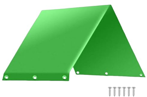 Dachplane Dachfolie Für Spielhaus Abdeckplane Plane, 132x228cm, Kinderspielplatz, Dachüberdachung, wasserdicht, Schaukel, Sonnenschutz, Abdeckung für Outdoor, Hinterhof, Garten, (Green, 132x228cm)