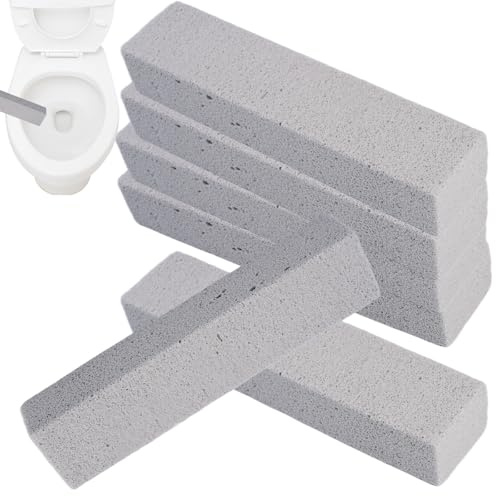 6 Pezzi Pietra Pomice Detergente per Griglie Grill Cucine Servizi Igienici | Spazzola Pietras Pomices per WC, Pietra Pomice Spazzole, per la Pulizia, Pietras di Pulizia