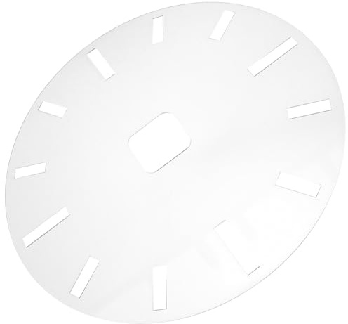Acryl Uhr Schablone Router Vorlage für Präzise Holzbearbeitung | Acryl, Kratzfeste Glatte Oberfläche, Uhrmacher Satz mit Zahlen, Uhrenbausätze