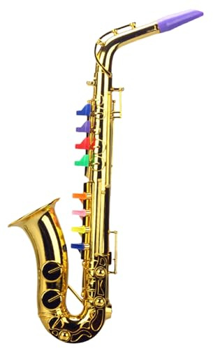 Saxophon für Kinder, kleines Musikinstrument, pädagogisches Saxophon, lustiges Musiklernen für Kleinkinder für Kindergarten, Klassenzimmer
