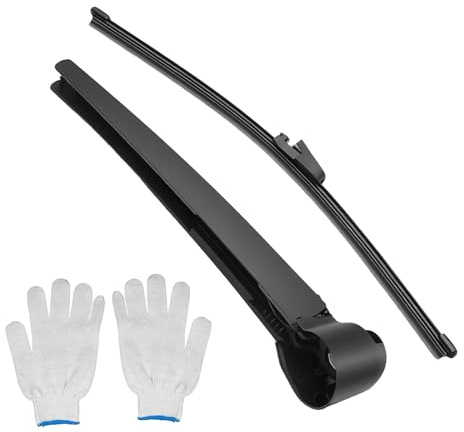 Ollanoos 6Q6955425A Scheibenwischer Hinten Wischerarm Set, ABS Kunststoff, Ersatz für Volkswagen Golf MK4 MK5 2004-2009, Ersatz für Volkswagen Polo 9N 2002-2009