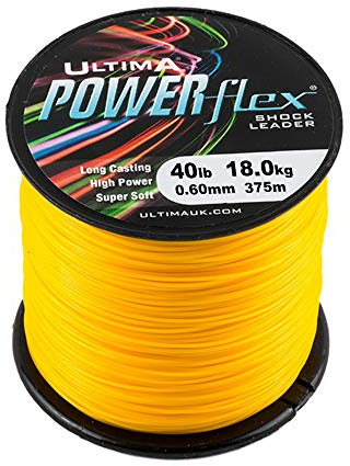 Ultima Powerflex, Fire Orange, 40 lb, 18 kg, 0.60 mm, 375 m