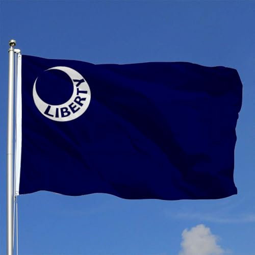 fyon South Carolina Flagge Die Moultrie Banner (auch bekannt als die Freiheit Flagge), Gesponnenes Polyester, Reference picture, 3x5ft