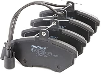 RIDEX 402B0658 Bremsbelagsatz Bremsbeläge Vorne mit Verschleißwarnkontakt Kompatibel mit VW Golf 3 1H1