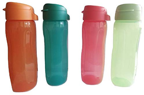 Tupperware Aquaslim Lot de 4 bouteilles de 500 ml