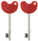 NKS Radar Disabled Toilet/Access Key with Braile (Pack of 2)
