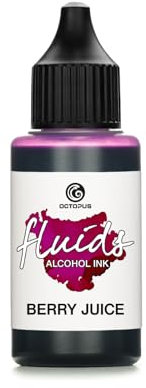 30ml Fluids Alcohol Ink BERRY JUICE, Alkoholtinte für Fluid Art und Resin, violett