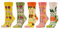 WeciBor Damen Lustige Bunte Socken, 5 Paar Mehrfarbig Blume, Größe 39-42
