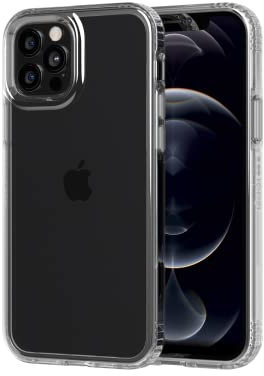 tech21 Evo Clear for Apple iPhone 12 Pro Max 5G - Germ Fighting Antimicrobial Phone Case with 3 Meter Drop Protection - 6.68 inches