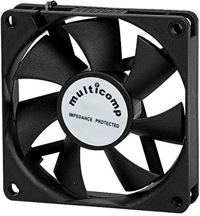 Ventilador axial, 120 mm, 24 V CC, 138 CFM, 48 dBA. Ventiladores axiales CC, 1 unidad - MC36279