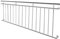 UISEBRT Barandilla de acero inoxidable para balcón francés, barandilla para ventana, exterior, pasamanos de balcón, barandilla de terraza (225 x 90 cm)