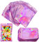 Mylar Folienbeutel Folienbeutel Geruchssichere,100 Pieces Aluminiumfolie Beutel mit Reißverschluss Zip Beutel Folie für Essenslager Party Süßigkeit Plätzchen Seife Tasche für Partygeschenke (10x15cm)