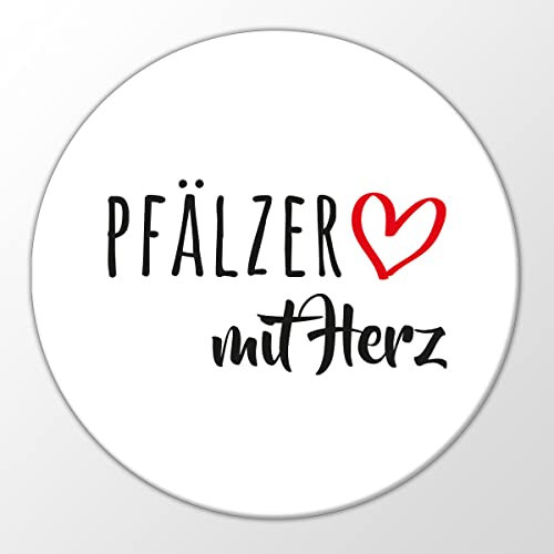 Huuraa Magnet Pfälzer mit Herz Geschenk 59mm Flaschenöffner Pfälzer Geschenkidee