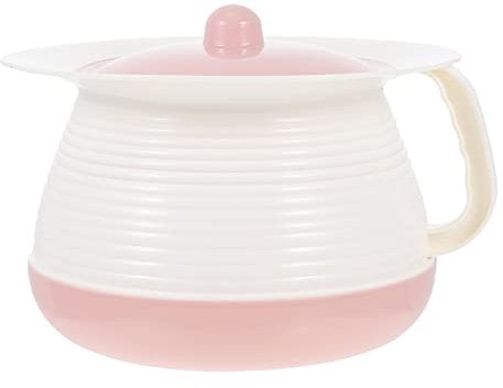 Cabilock Chamber Pot Unisex Portable Chamber Pot with Lid Home Hospital Bedside Urinal Pee Potty Spittoon Bucket Suitable for Elder, Adults, Kids, Pregnant, Women and Men (Pink)