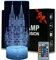 Magiclux Kölner Dom Nachtlicht, 3D Illsuion Lampe Fernbedienung 16 Farbwechsel Dimmbar, Weihnachtsgeschenke für Junge Mädchen Jugendliche Männer Frauen Wohnzimmer Schlafzimmer Dekor