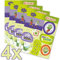 32-teiliges Sticker-Set * DIE OLCHIS * für Kindergeburtstag und Mottoparty | Olchi Kinder Aufkleber Party Set