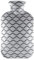 samply 2L Hot Water Bottle with Soft Cover - Hot Water Bag for Cosy Nights, Pain Relief, Back, Neck and Shoulders,Dark Grey