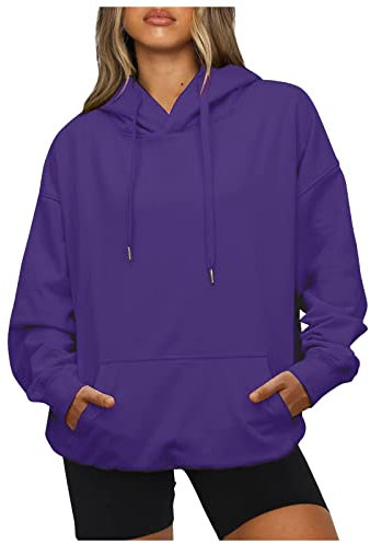 Chemisier Chic Femme Sweatshirt Blouse Travail T-Shirt Sweat 2023 Tunique à Capuche La Mode des Femmes