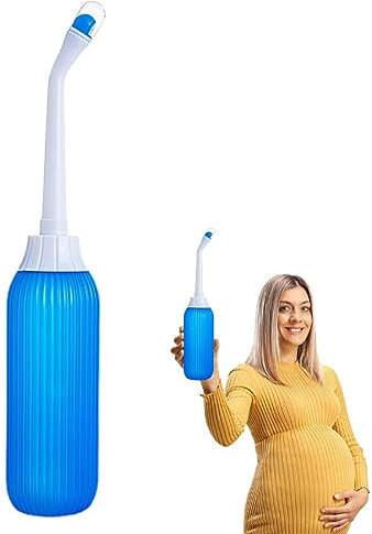 JINGAN Bidet Camping,Bidé Viaje Limpiador Perineal Post-Parto 500ML | Squeeze Use Washing Bottle for Postparto Essentials Personal Hygiene