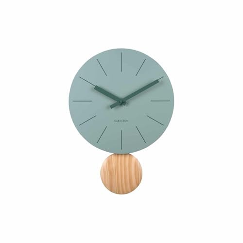 Karlsson [DL] Wall Clock Arlo Pendulum matt Jungle Green -