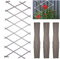 DIVCHI Wooden Trellis Expandable Garden Wall Trellis For Climbing Plants Decoration & Plants Partitioning (Pack Of 3) (180cm x 30cm) (Grey)