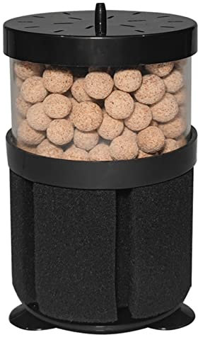 Pitadue Aquarien Filter mikroporöse Schwämme Schaumfilter Multi-Filtrationsfunktionen inklusive Saugnapf und Bioballs