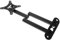 jojofuny Monitor Stand Wall Hangings Hanging Rack Tv with Wall Mount Computer Stand Tv Wall Mount for LED Tvs Articulating Lcd Monitor Mount Tv Hanging Shelves Black Cold Rolled Steel