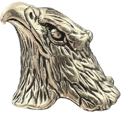 Muteitt Adlerkopf Messer Lanyard Perle Messing Tier Lanyard Perle DIY Charm Paracord Perlen Anhänger Für Messer Lanyard Armband Schlüsselanhänger Zubehör