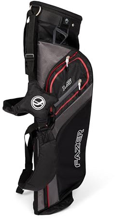 FAZER Lightweight Golf Bag with Club Dividers, Full-Length Club Dividers & 6 Zippered Pockets - Durable Nylon Golf Club Bag for Convenient Carrying & Storage