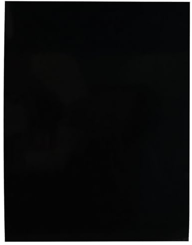 3-Ply 9.5x12 Blank Guitar Bass Pickguard Sheet, DIY Scratch Plate & Backplate Replacement Material for Electric Jazz Bass, ST TL Style Guitars(Black)