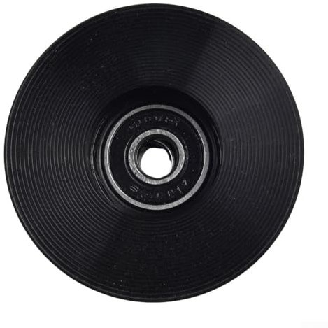 78A Skateboard Rollen und ABEC9 Kugellager mit Abstandshalter Set für Longboards und Cruiser (Schwarz)