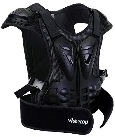Webetop Motorcycle Chest Protector Adults Dirt Bike for Skiing & Off-Road M