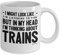 MIPOMALL Train Gifts for Men Women, Gifts for Train Enthusiasts, Birthday Gifts for him her, Funny steam Train Mug Cup, Christmas Presents, I Might Look Like Trains MG0022