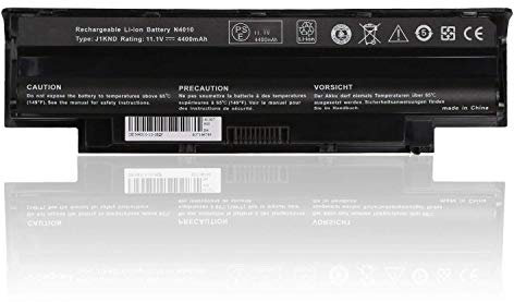 J1KND 04YRJH 06P6PN 07XFJJ Remplacement de la Batterie d'ordinateur Portable pour Dell Inspiron N7110 N5010 N7010 3750 N5110 N4050 9T48V M5030 N5030 3550 N5050 N5040 3520 17R 1540 (11.1V 4400mAh)