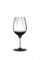 RIEDEL Fatto A Mano Performance Cabernet/Sauvignon, Einzelpackung, klares u. schwarzes Kristallglas