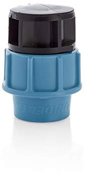 RACCORDO A COMPRESSIONE IN PLASTICA END FERMA TUBO ACQUA MDPE PE 40 mm
