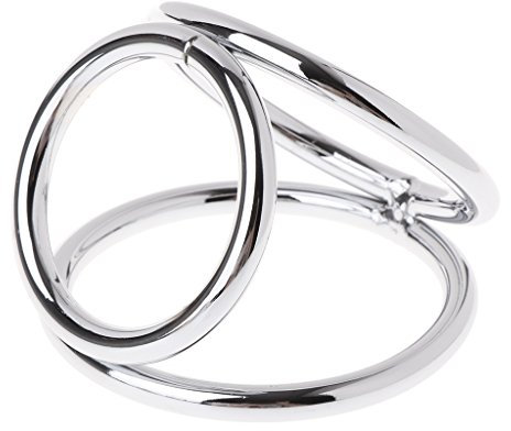 Edelstahl 3 Ring Hodensack Hoden Schellen, Penis Ringe, Penis Lock, Cock Ring, Cock Clamp, erwachsene Spiel, Sex Spielzeug