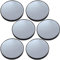 Iconikal Miroir grossissant x10 avec ventouses, noir, 7,6 cm de diamètre, lot de 6