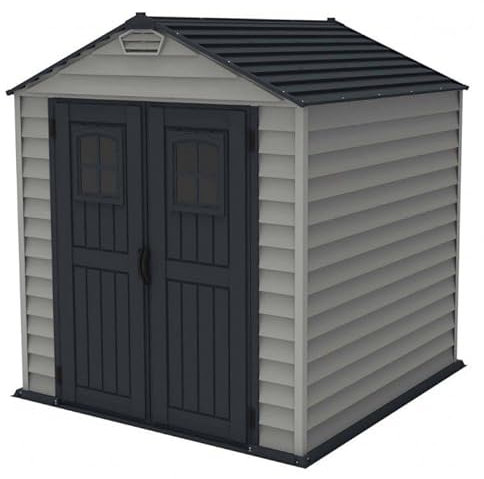 StoreMax 7'x7' Duramax Plus PVC-Gartenhaus, 210 x 210 x 231 cm