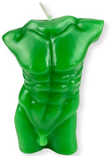 Body Candle Men green - Magische Kerze mit Ritual Anleitung - Voodoo, Hexerei - Geld und Erfolg anziehen
