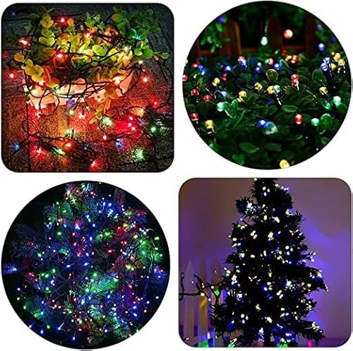 ELAELA Luces de Navidad para Decoración de Fiestas, Bodas e Interior - Iluminación para Árbol (Multicolor) (5M-100MICRO)