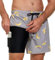 VAYAGER Herren Badehose mit Kompressionsfutter – 12,7 cm schnell trocknende Badehose Badeanzug für Strand (Banane-XL)
