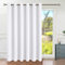 BGment Fashion Sliding Door Curtain 120 X 96 Inches, Wide Thermal Blackout Curtains Room Darkening Room Divider Window Curtain, 1 Panel, Pure White, 96 Length X Wide 120, D4PUREWHITE12096N1P