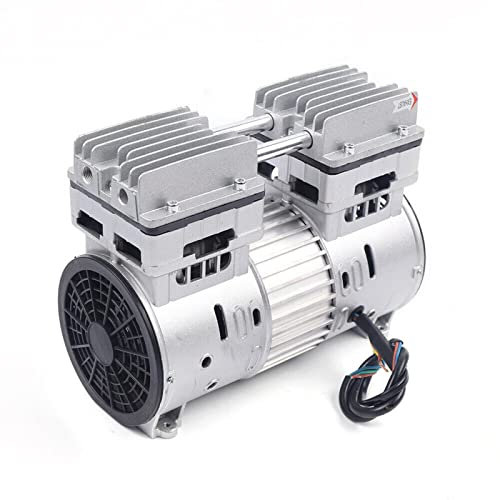 Moteur pour compresseur silencieux - 750 W/1HP - Compresseur d'air comprimé 8 bar 220 V - Sortie d'air sans huile 1400 tr/min - Silencieux - Accessoires - Moteur sans huile et sans service - 29 x 15 x