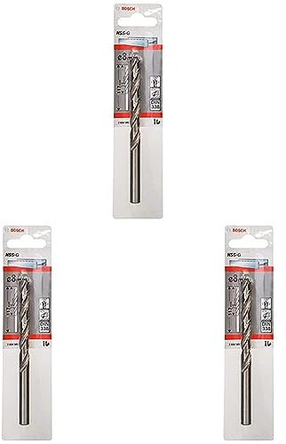 Bosch Pro Metallbohrer HSS-G geschliffen (Ø 8 mm) (Packung mit 3)