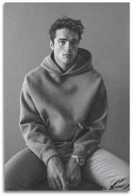 TeDe Jacob Elordi herausragende Schauspielerkunst Wohnzimmer Schlafzimmer Poster Malerei Dekorative Malerei Druck Leinwand Wand 20 x 30 cm Unrahmen-Stil