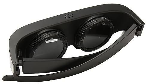 4K HD 3D Smart Glasses VR Headset, 4000mAh Battery, 70° FOV, Myopia Friendly, Eye Comfort, Screen Share, Compatible with All Phones